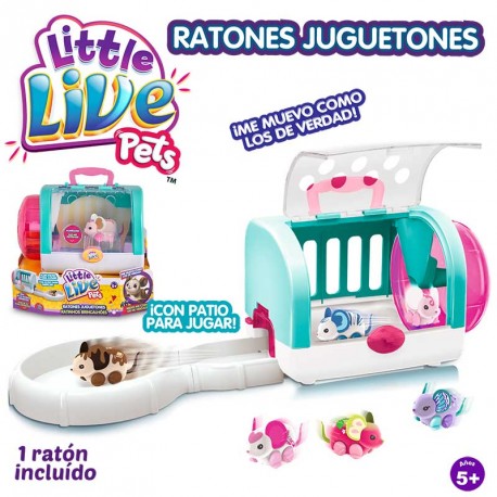 LITTLE LIVE PETS CASA Y RATON JUGUETON SERIE 3