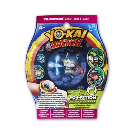 YOKAI WATCH SOBRES SORPRESA MEDALLAS YO MOTION