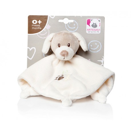 DOUDOU PERRITO SONAJERO BEIGE 26 CM