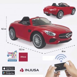 COCHE MERCEDES BENZ AMG GT 6V iMove RED