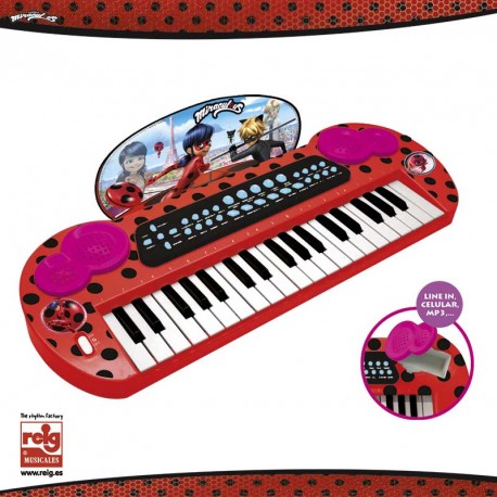 KEYBOARD LADYBUG CON CONEX.Y SALIDA AUDIO MP3