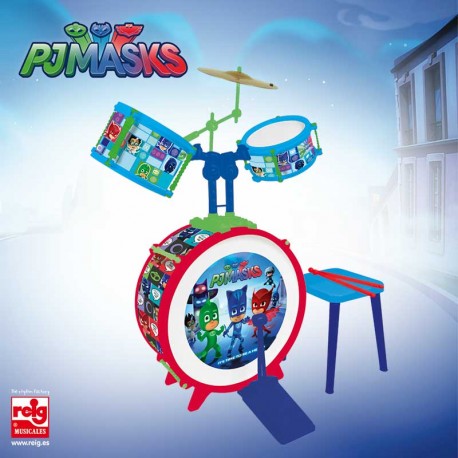 PJ MASKS BATERIA SENCILLA C/BANQUETA 