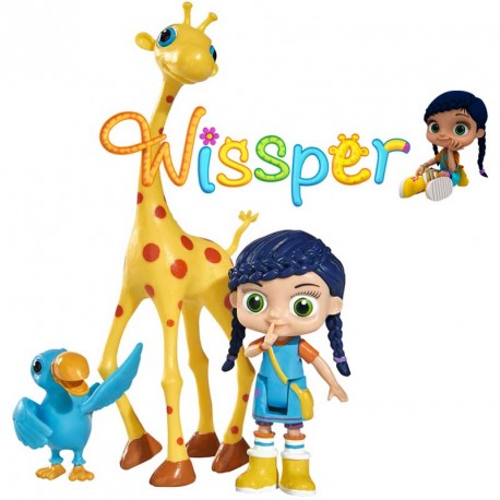 WISPER SET 3 FIGURAS WISSPER GERTIE Y OTIE