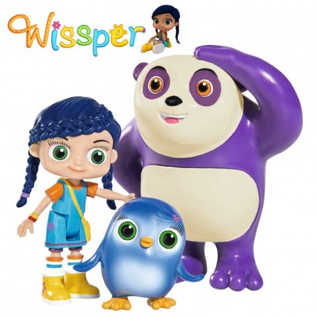 WISSPER SET 3 FIGURAS WISSPER PEGGY Y DAN