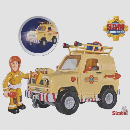 SAM EL BOMBERO 4 X 4 TOM CON FIGURA