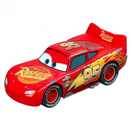 COCHE CARRERA GO!!! 1:43 RAYO MCQUEEN 