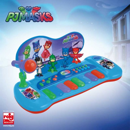 ORGANO PJ MASKS C/PERSONAJES MELODIAS Y MICRO