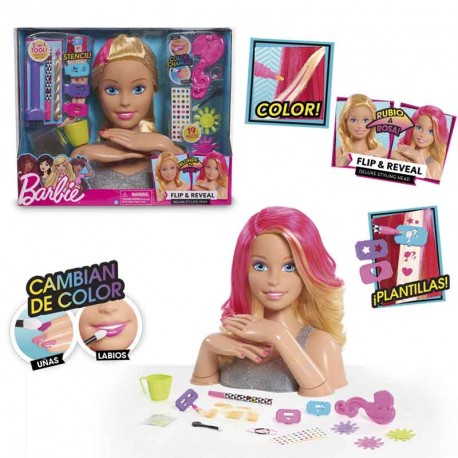BARBIE FLIP AND REVEAL BUSTO