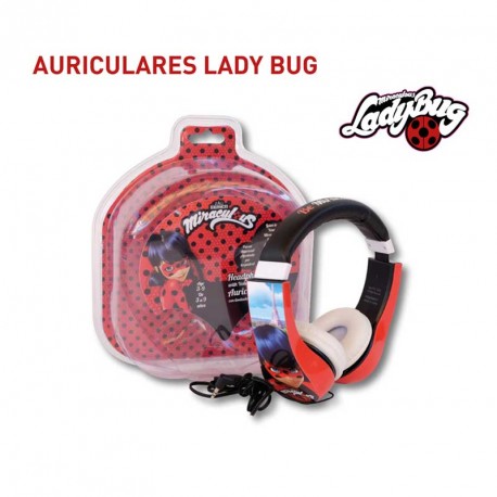 AURICULARES LADYBUG