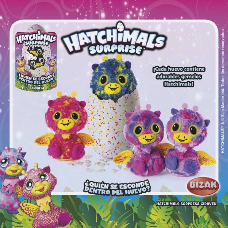 HATCHIMALS SORPRESA GIRAVEN