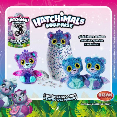 HATCHIMALS SORPRESA PEACAT