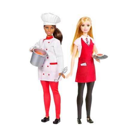 BARBIE CHEF Y CAMARERA