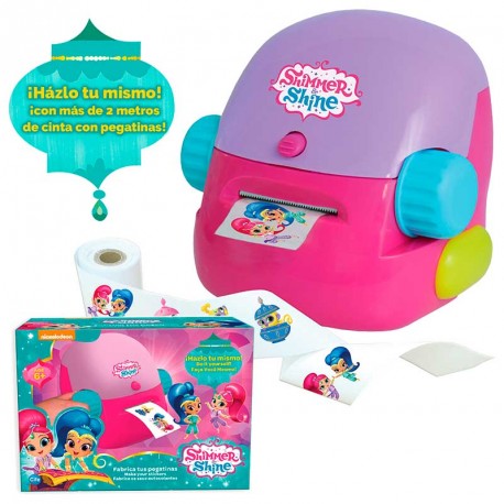 FABRICA TUS PEGATINAS SHIMMER & SHINE