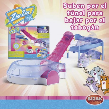 ZHU-ZHU PETS SET DE JUEGO Y TOBOGAN