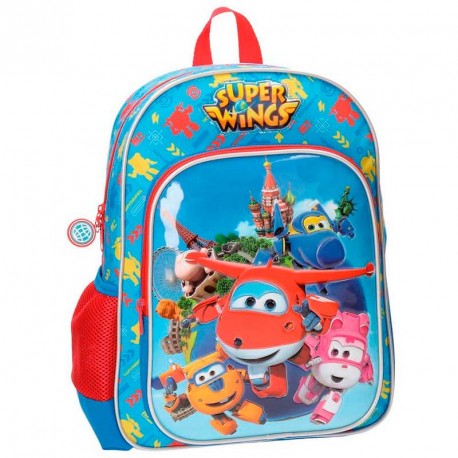 SUPERWINGS MOCHIL ADPAT.38 CM.