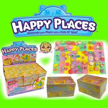 SHOPKINS HAPPY PLACES SORPRESA 3 PETKINS + 2 TEJAS