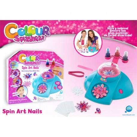 COLOR SPLASHERZ SPIN NAILS