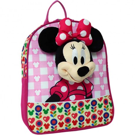 MOCHILA MINNIE 3D LUZ Y SONIDO