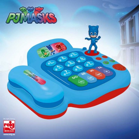 TELEFONO Y PIANO C/ FIG. PJ MASKS ACTIVY