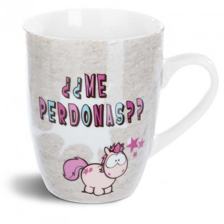 TAZA ME PERDONAS?? PORCELANA