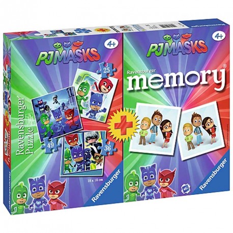 PJ MASKS 3 PUZZLES+MEMORY