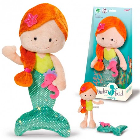 SIRENA MINIFINJA PELUCHE 30CM