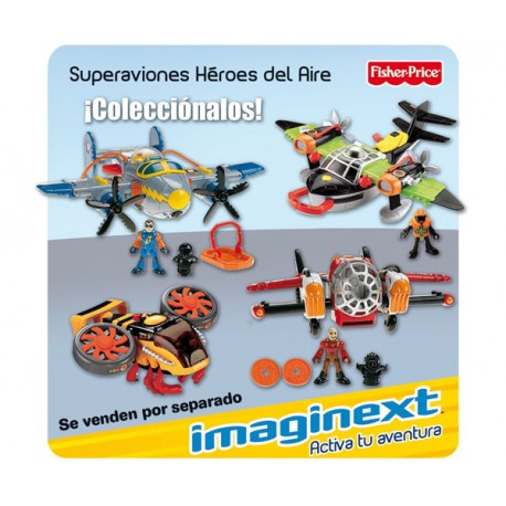 IMAGINEXT SUPER AVIONES HEROES DEL AIRE (UNIDAD - SE VENDEN POR SEPARADO)