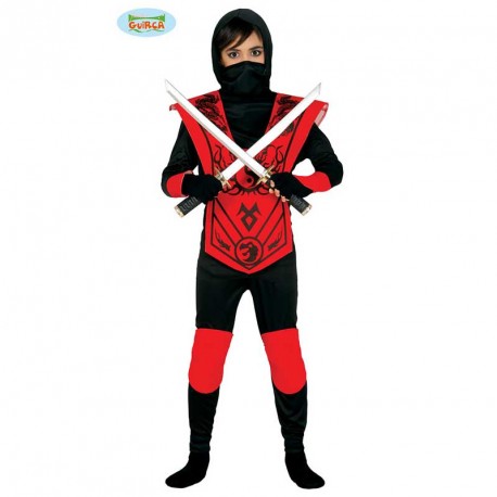 DISFRAZ NINJA ROJO INFANTIL 10-12 AÑOS