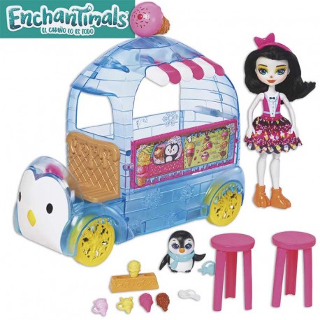 ENCHANTIMALS PREENA PENGUIN Y SU HELADERIA