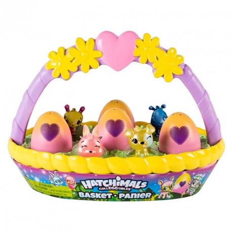 HATCHIMALS CESTA 6 HUEVOS