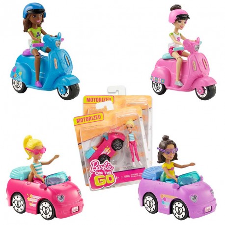 BARBIE SURTIDO MUÑECA + MINI VEHICULO