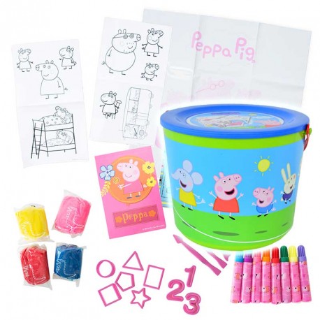 CUBO DE ACTIVIDADES PINTA Y MOLDEA PEPPA PIG