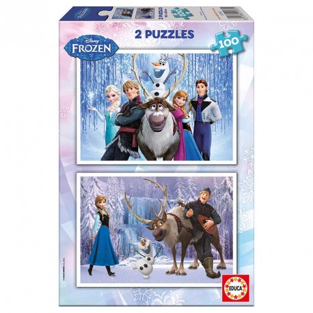 PUZZLE 2X100P FROZEN