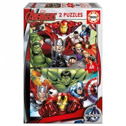 PUZZLE 2x48P AVENGERS