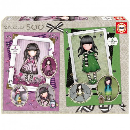 PUZZLE 2X500P SUGAR AND SPICE + THE SCARF GORJUSS