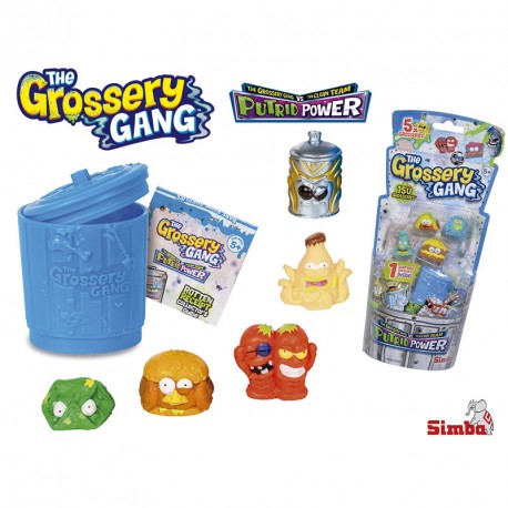 GROSSERY GANG  PUTRID  SET 5 UNIDADES CUBO BASURA