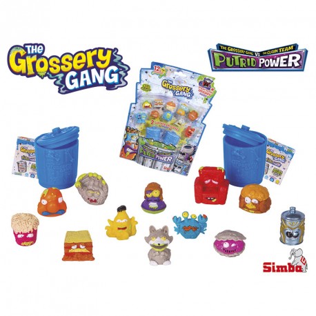 GROSSERY GANG PUTRID POWER SET 12 UNIDADES CON 2 CUBOS BASURA