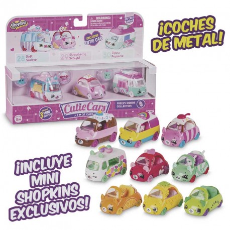 SHOPKINS CUTIE CARS BLISTER PACK 3