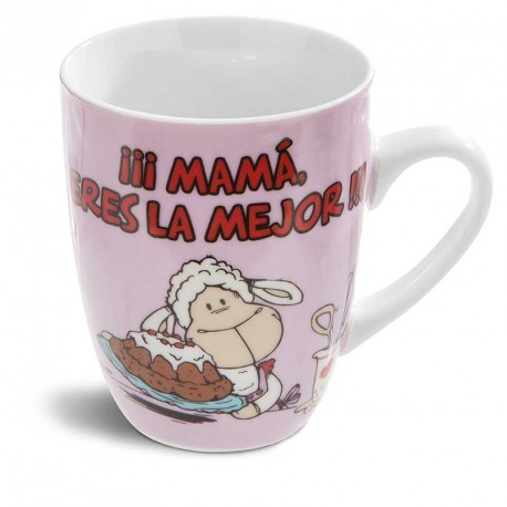 TAZA MAMA ERES LA MEJOR PORCELAN