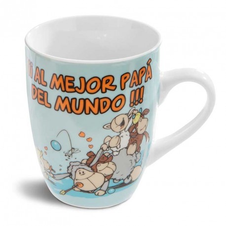 TAZA AL MEJOR PAPA DEL MUNDO PORCELANA