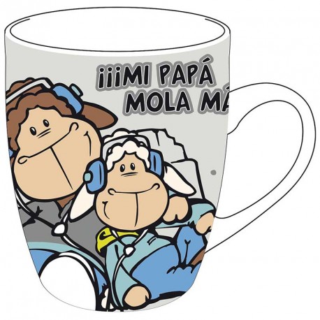 TAZA MI PAPA MOLA MAS PORCELANA