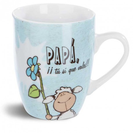 TAZA PAPA  TU SI QUE VALES PORCELANA