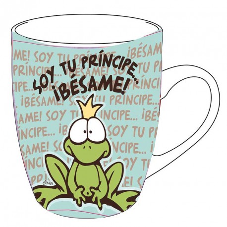 TAZA SOY TU PRINCIPE BESAME PORCELANA