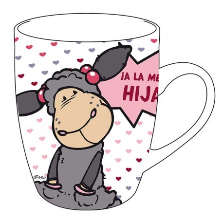 TAZA A LA MEJOR HIJA PORCELANA