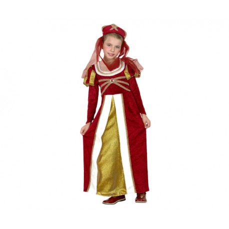 DISFRAZ INFANTIL PRINCESA MEDIEVAL TALLA 10-12