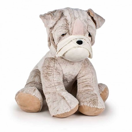 PELUCHE BULLDOG NATURE 80CM
