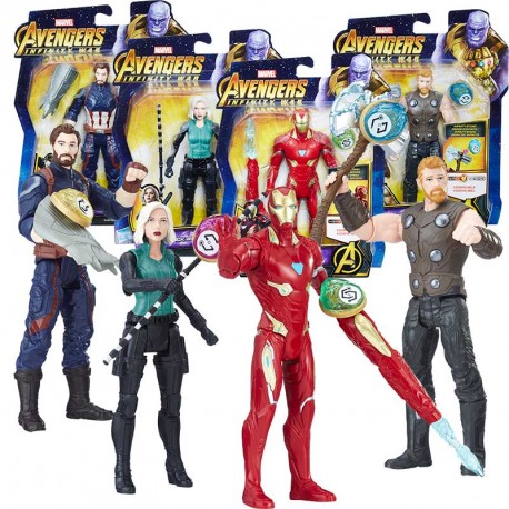 AVENGERS FIGURA 15 CM CON GEMA Y ACCESORIO