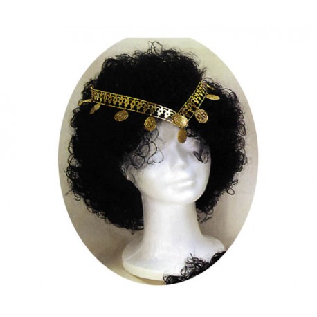 DIADEMA ZINGARA (GITANA) CON MONEDAS DORADAS