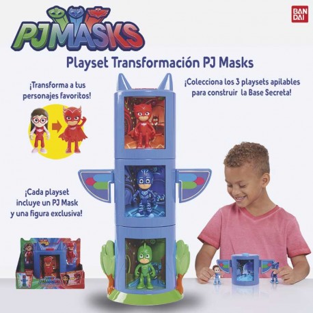 PJ MASKS PLAYSET TRANSFORMACION