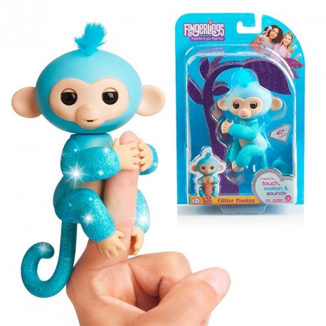 FINGERLINGS MONITO GLITTER TURQUESA